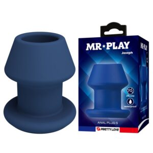 Mr Play Jack — Butt Plug, Silicone, Size S, Blue — Anal