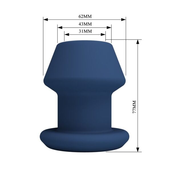 Mr Play Jack — Butt Plug, Silicone, Size S, Blue — Anal — view 5