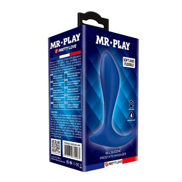 Mr Play — Prostate Massager, Silicone, Blue — Anal — view 5