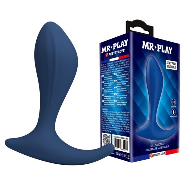 Mr Play — Prostate Massager, Silicone, Blue — Anal — view 8