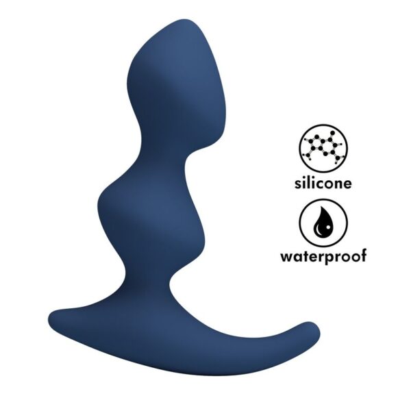 Mr Play Ergonomic — Butt Plug, Silicone, Blue — Anal