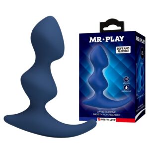 Mr Play Ergonomic — Butt Plug, Silicone, Blue — Anal — view 2