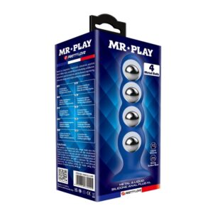 Mr Play 4 Balls — Butt Plug, Suction Cup, Blue — Anal — view 3