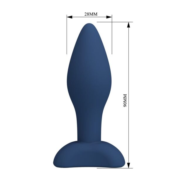 Mr Play Tapered — Butt Plug, Silicone, Size S, Blue — Anal — view 6