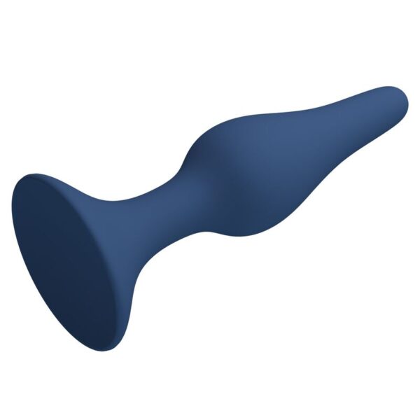 Mr Play Slim — Butt Plug, Silicone, Size S, Blue — Anal — view 8