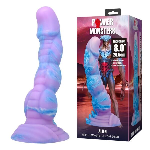 Power Monsters Alien — Fantasy Dildo, 20.5 cm — Dildos — view 2