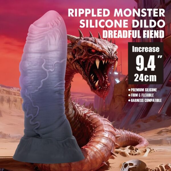 Power Monsters Dreadful Fiend — Fantasy Dildo, 24 cm — Dildos — view 7