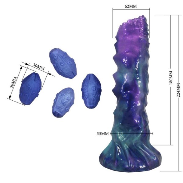 Power Monsters Duskwalker Sentinel — Inflatable Dildo, 23 cm — Dildos — view 7