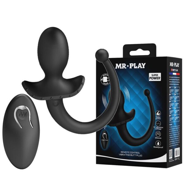 Mr Play — Anal Vibrator, Remote Control, Black — view 7