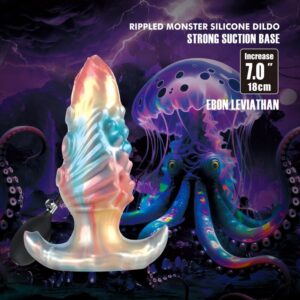 Power Monsters Ebon Leviathan — Inflatable Butt Plug, 18 cm — Anal — view 3