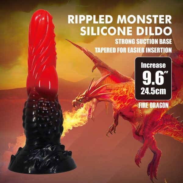 Power Monsters Fire Dragon — Fantasy Dildo, 24.5 cm — Dildos — view 6