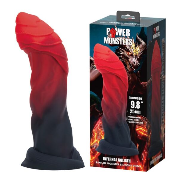 Power Monsters Infernal Goliath — Fantasy Dildo, 25 cm — Dildos — view 3