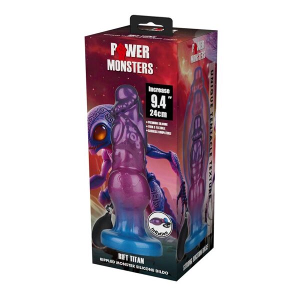 Power Monsters Rift Titan — Inflatable Dildo, 24 cm — Dildos — view 2