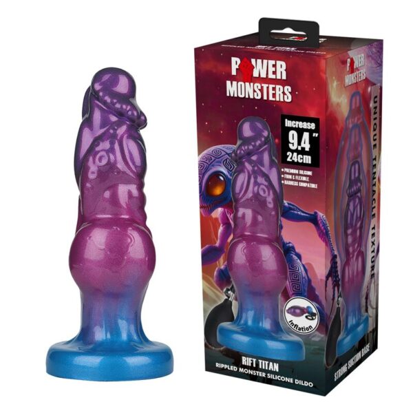 Power Monsters Rift Titan — Inflatable Dildo, 24 cm — Dildos — view 3