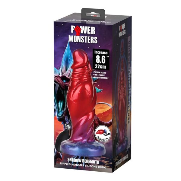 Power Monsters Shadow Behemoth — Inflatable Dildo, 22 cm — Dildos — view 6