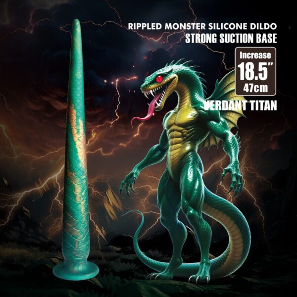 Power Monsters Wildwyrm Tail — Fantasy Dildo, 47 cm — Dildos — view 3