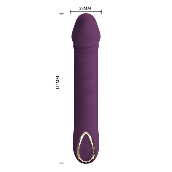 Pretty Love Amara — Realistic Vibrator, Rechargeable, Purple — Realistic Vibrators — view 9