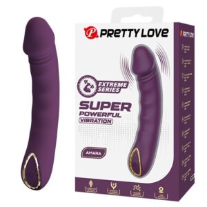 Pretty Love Amara — Realistic Vibrator, Rechargeable, Purple — Realistic Vibrators