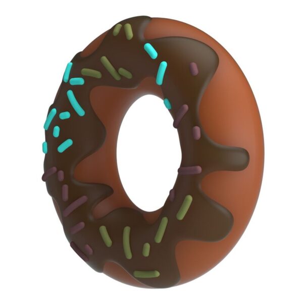 Pretty Love Super Donut — Cock Ring, Silicone, Brown — Classic Cock Rings — view 6