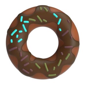 Pretty Love Super Donut — Cock Ring, Silicone, Brown — Classic Cock Rings