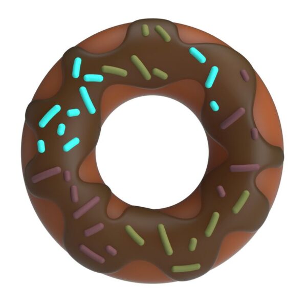 Pretty Love Super Donut — Cock Ring, Silicone, Brown — Classic Cock Rings