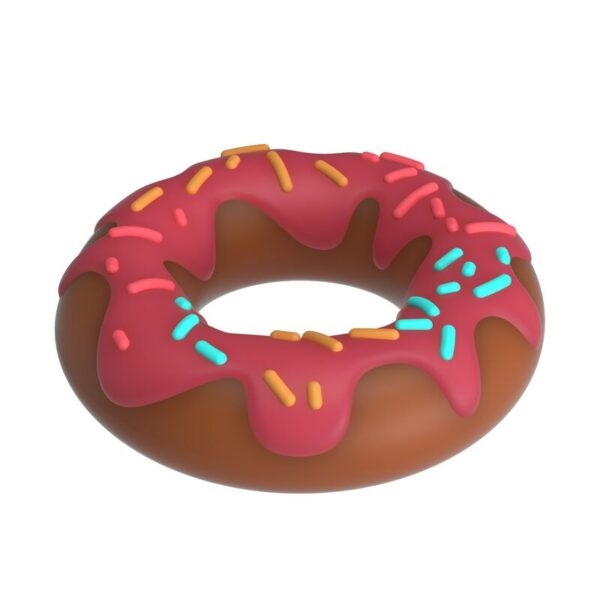 Pretty Love Super Donut — Cock Ring, Silicone, Pink — Classic Cock Rings — view 4