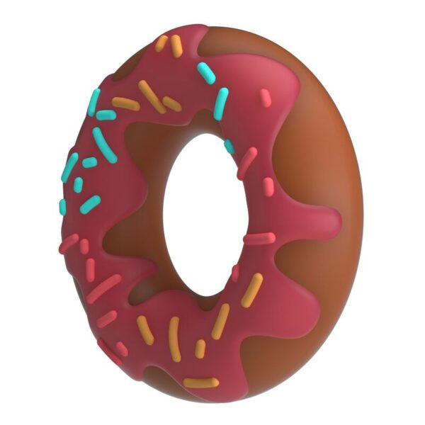 Pretty Love Super Donut — Cock Ring, Silicone, Pink — Classic Cock Rings — view 7