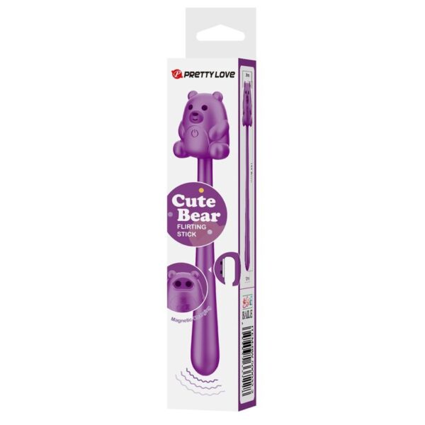Pretty Love Cute Bear — Vibrator, Rechargeable, Purple — Mini Vibrators — view 6