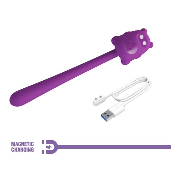 Pretty Love Cute Bear — Vibrator, Rechargeable, Purple — Mini Vibrators — view 5