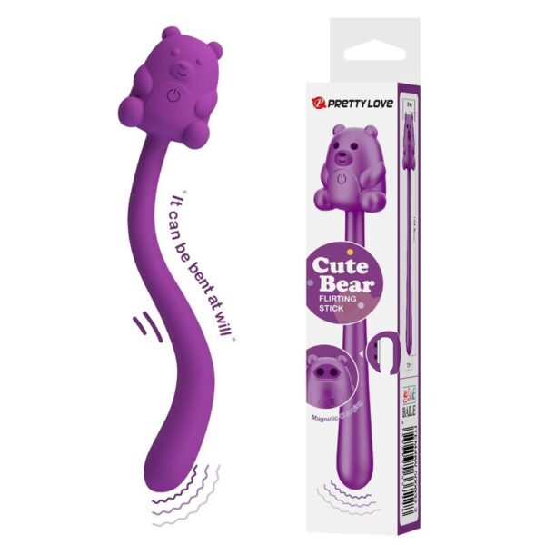 Pretty Love Cute Bear — Vibrator, Rechargeable, Purple — Mini Vibrators — view 9