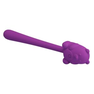 Pretty Love Cute Bear — Vibrator, Rechargeable, Purple — Mini Vibrators — view 3