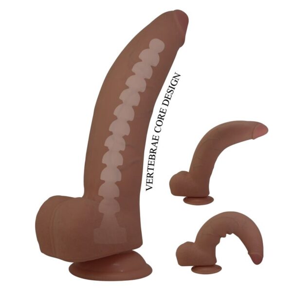 Pretty Love Cuthbert — Realistic Dildo, Suction Cup, 20 cm, Brown — Dildos — view 7