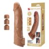 Pretty Love — Penis Extension Sleeve, 26 cm, Brown — Penis Accessories