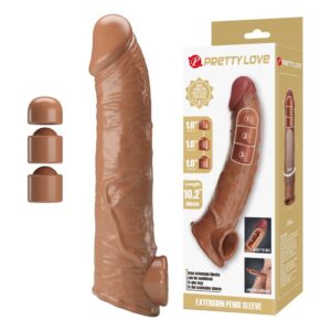 Pretty Love — Penis Extension Sleeve, 26 cm, Natural — Penis Accessories