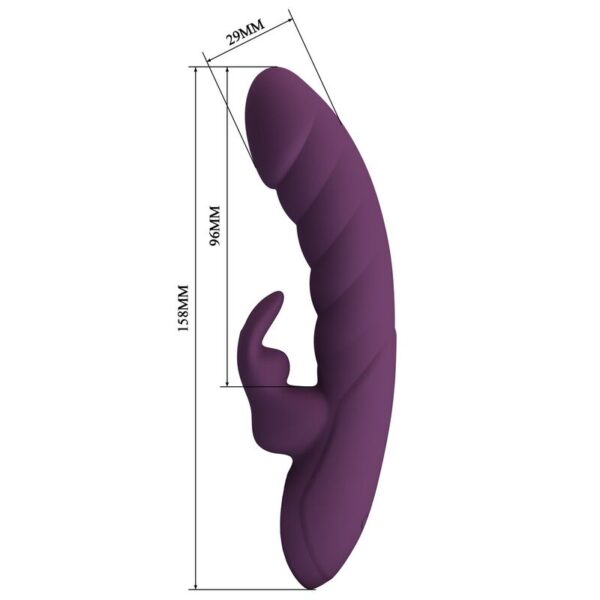 Pretty Love Harper — Rabbit Vibrator, Rechargeable, Purple — Rabbit Vibrators — view 10