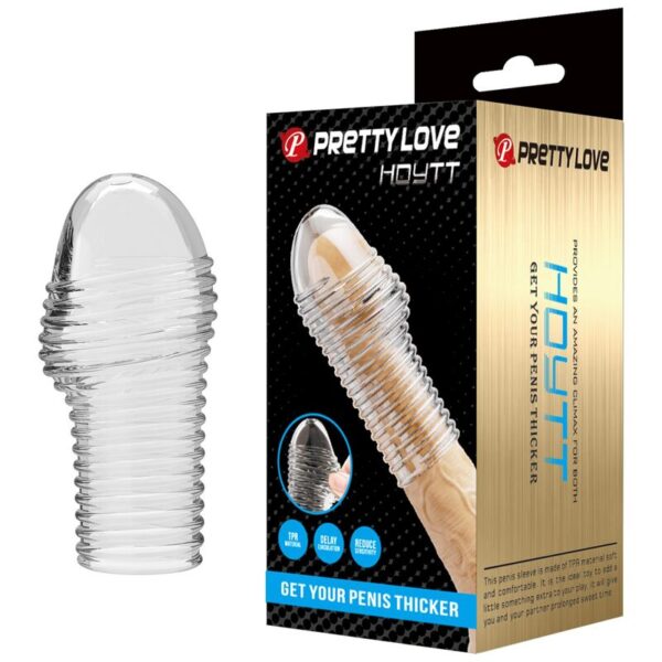 Pretty Love Hottt — Girth Sleeve, Transparent — Girth Sleeves