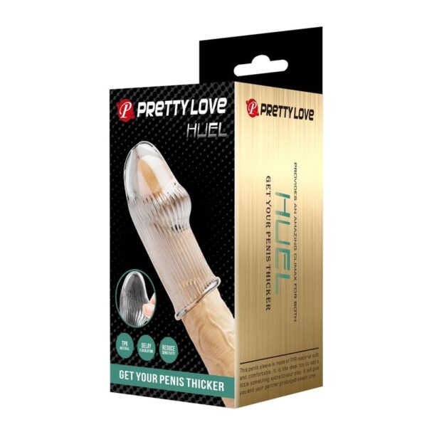 Pretty Love Huel — Girth Sleeve, Transparent — Girth Sleeves — view 5