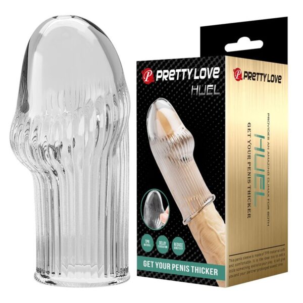 Pretty Love Huel — Girth Sleeve, Transparent — Girth Sleeves