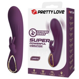 Pretty Love Landyn — Rabbit Vibrator, Rechargeable, Purple — Rabbit Vibrators