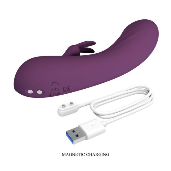 Pretty Love Landyn — Rabbit Vibrator, Rechargeable, Purple — Rabbit Vibrators — view 5