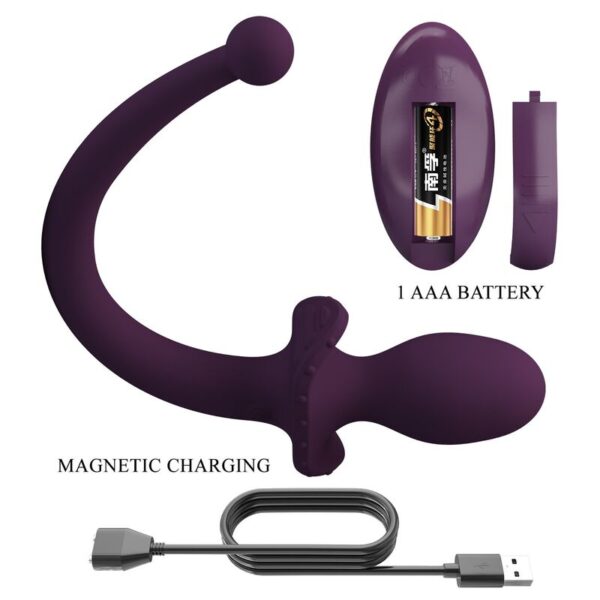 Pretty Love Lioea — Tail Butt Plug, Remote Control, Purple — Anal — view 9
