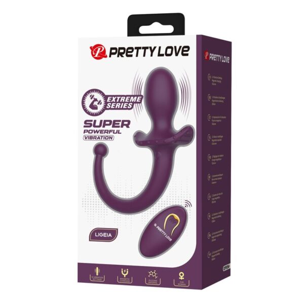 Pretty Love Lioea — Tail Butt Plug, Remote Control, Purple — Anal — view 8