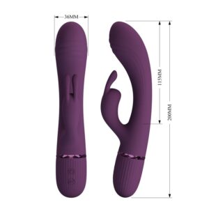 Pretty Love Rocco — Rabbit Vibrator, Rechargeable, Purple — Rabbit Vibrators — view 3