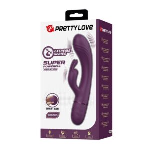 Pretty Love Rocco — Rabbit Vibrator, Rechargeable, Purple — Rabbit Vibrators — view 4