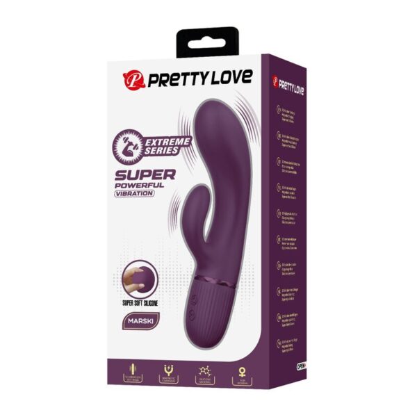 Pretty Love Margie — Rabbit Vibrator, Rechargeable, Purple — Rabbit Vibrators — view 8