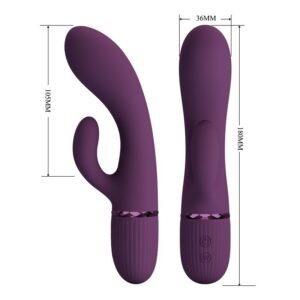 Pretty Love Margie — Rabbit Vibrator, Rechargeable, Purple — Rabbit Vibrators — view 4