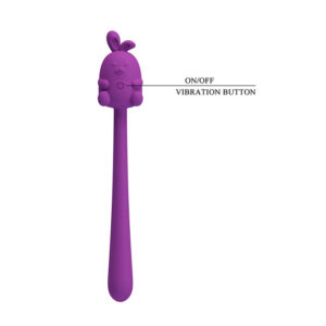 Pretty Love Cute Bunny — Vibrator, Rechargeable, Purple — Classic Vibrators — view 2