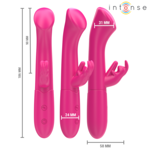 Intense Julieta — Rabbit Vibrator, Waterproof, Pink — Rabbit Vibrators — view 2