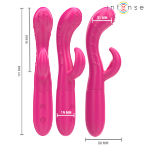 Intense Amara — Rabbit Vibrator, Waterproof, Pink — Rabbit Vibrators — view 4