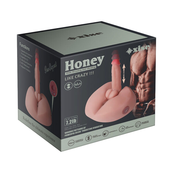 Xise Honey — Vibrating Dildo, Suction Cup, 25 cm — Couples — view 12